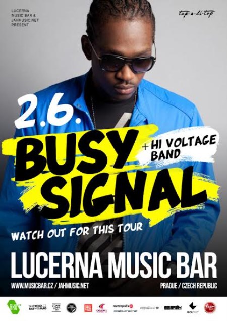 Busy Signal & Hi-Voltage band (JA) koncert Lucerna Music Bar 2014 (450 x 636)