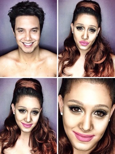 Paolo Ballesteros makeup premena_Ariana Grande