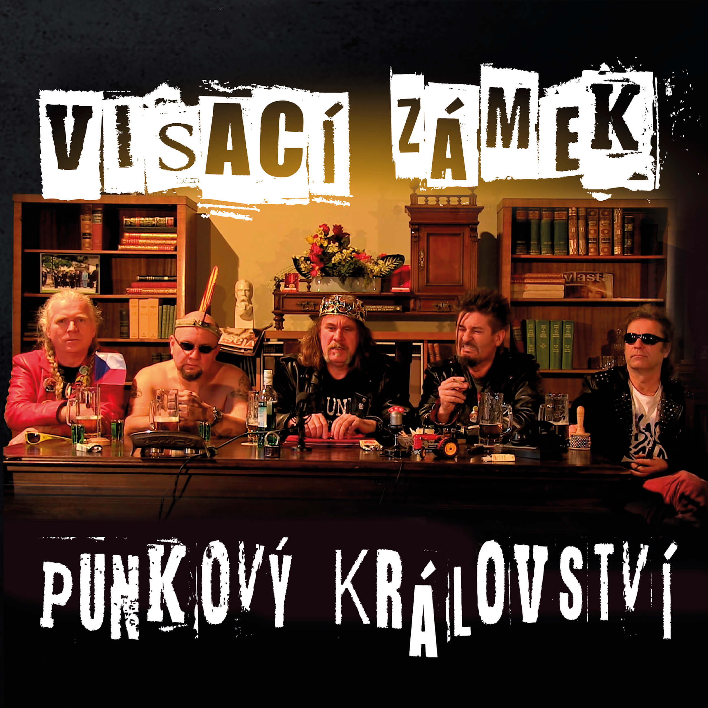 Visací zámek - Punkový kralovství, cover