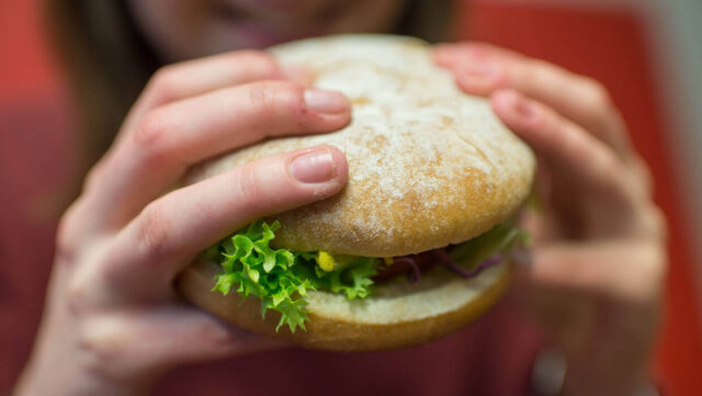 Vegetariánský burger Foto. Matthias Balk/PAP/DPA